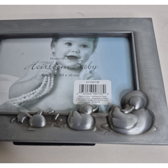 Home Trends Heirloom 3 Little Ducks Photo Picture Frame 6" x 4" New - Picture 2 of 7